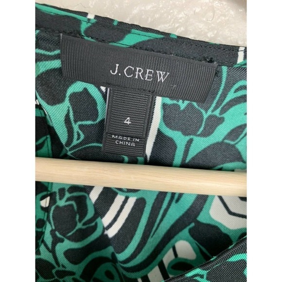 J. Crew Retro Floral Popover Top - Picture 3 of 6